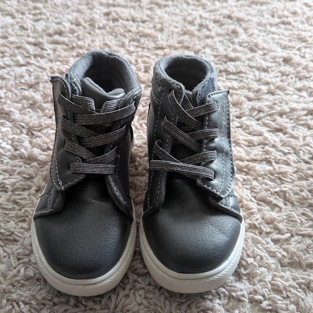 Wonder Nation Gray Toddler Boot, boys